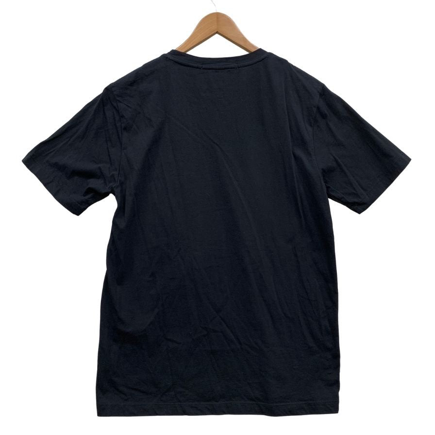 美品◆カルバンクラインジーンズ Tシャツ ボックスロゴ コットン サイズM メンズ ブラック シルバー Calvin Klein Jeans 【AFB51】