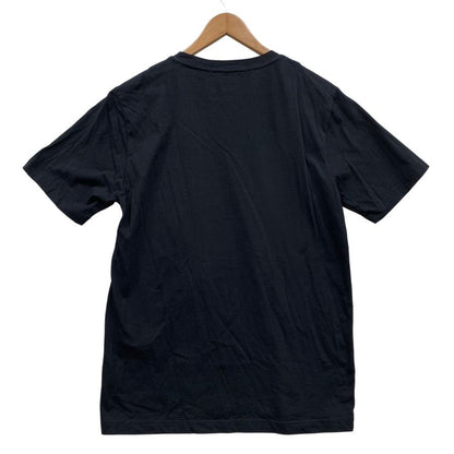 美品◆カルバンクラインジーンズ Tシャツ ボックスロゴ コットン サイズM メンズ ブラック シルバー Calvin Klein Jeans 【AFB51】