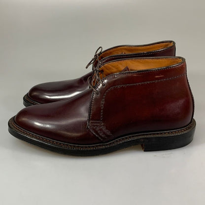 オールデン 1339 チャッカブーツ シェルコードバン バーガンディ メンズ サイズ US7.5E バリーラスト ALDEN ブーツ 約25.5cm【LA】【中古】