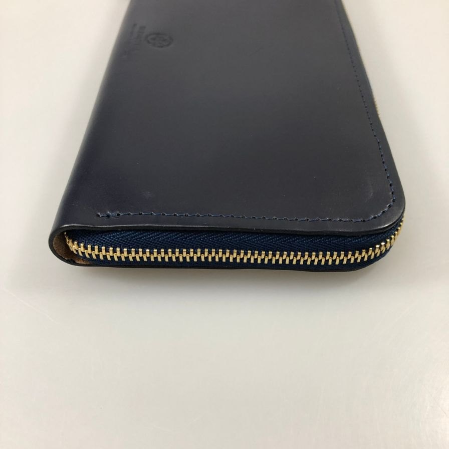 グレンロイヤル 長財布 ラウンドジップ レザー ブラック ゴールド金具 GLENROYAL【AFI1】