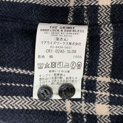 中古◆クライミー  チェック ネルシャツ メンズ サイズXL ネイビー THE CRIMIE 【AFB15】