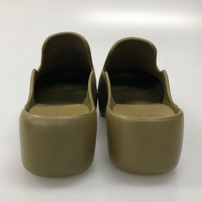 ボッテガヴェネタ サンダル フラッシュ スリッパ ラバー グリーン系 メンズ サイズ43 BOTTEGA VENETA 約28.0cm【AFD15-2】
