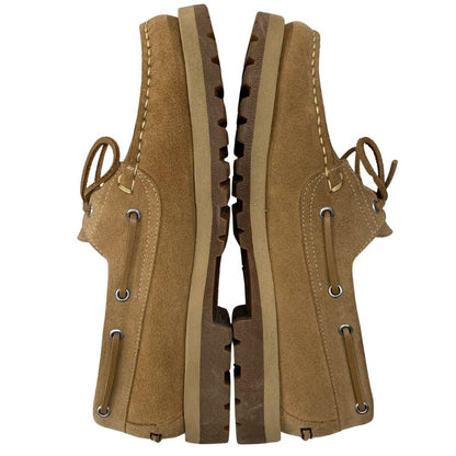 パラブーツ×ノンネイティブ デッキシューズ マロ スエード メンズ サイズ8.5 ベージュ MALO PARABOOT nonnative 約27.0cm【AFC1】