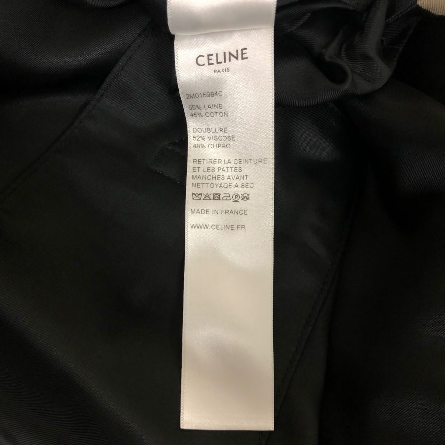 美品◆セリーヌ クラシックトレンチコート エディ期 ベージュ レディース サイズ40 2M015984C CELINE 【AFA9】