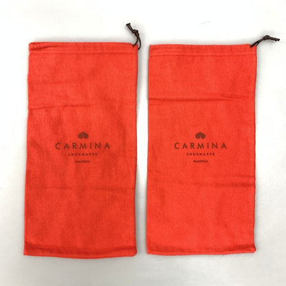 カルミナ トレーディングポスト別注 ダブルモンクシューズ 80544 ボックスカーフ レインラスト ブラック メンズ サイズ5.5E CARMINA ビジネスシューズ 約24.0cm【LA】【中古】