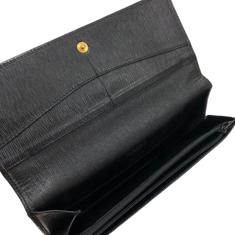 ニナリッチ 二つ折り 長財布 ウォレット 札入れ 小銭入れ ブラック NINA RICCI【AFI6】