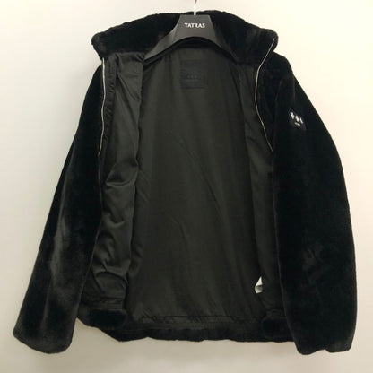 美品◆タトラス アストーニ エコファー スタンドカラー ブルゾン ブラック サイズ3 TATRAS ASTONI 【AFA4】