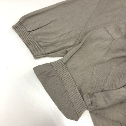 美品◆マーロ コットン 半袖 ニット トップス イタリア製 メンズ ザイズ52 グレー系 malo 【AFB46】