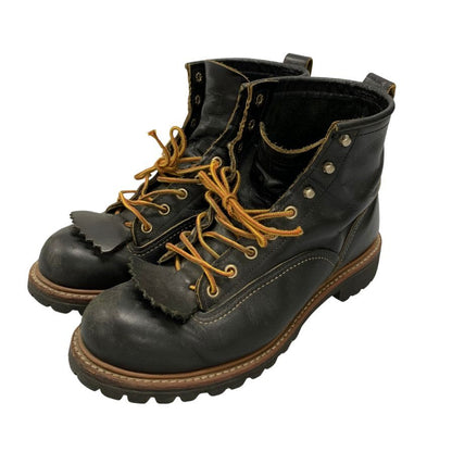 中古◆レッドウィング ブーツ ラインマン 2935 サイズ8.5D メンズ ブラック RED WING【AFC45】