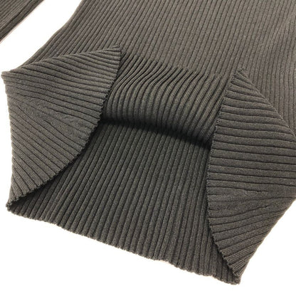 美品◆フォクシー ミニカラー トップス リブ仕様 39908 レディース サイズ38 ブラック FOXEY 【AFB8】