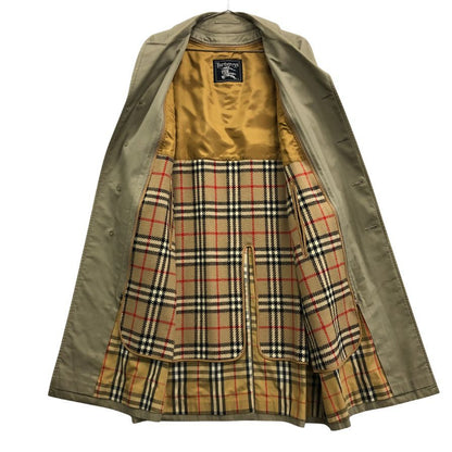 美品◆バーバリー バルカラーコート 90年代 旧タグ ライナー付き カーキ メンズ サイズ165 Burberry 【AFF22】