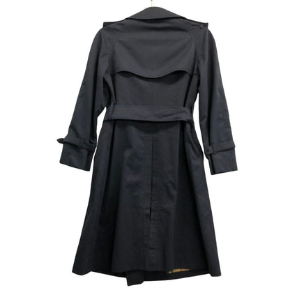 中古◆バーバリー トレンチコート 90年代 イングランド製 ネイビー レディース サイズ表記なし Burberry 【AFF23】