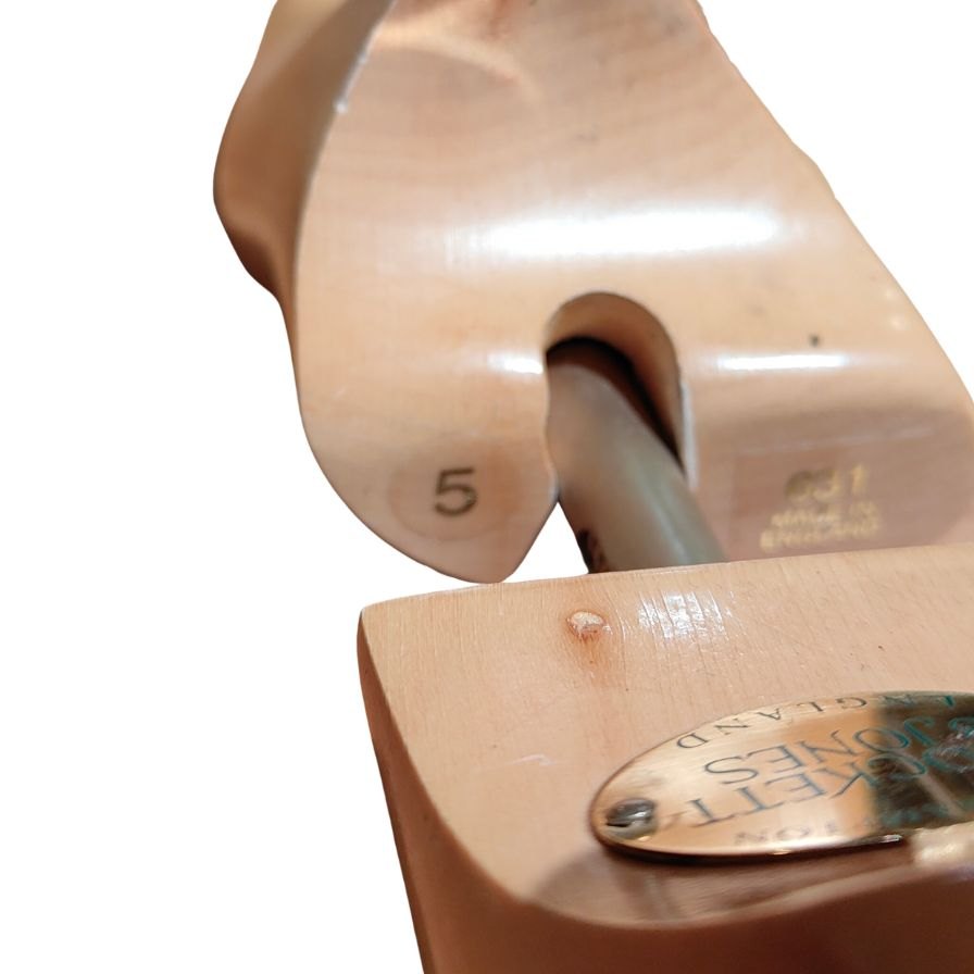 クロケット&ジョーンズ シューツリー 純正 木製 メンズ ベージュ サイズUK5 CROCKETT&JONES  約24.0cm【LA】【中古】