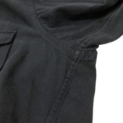 中古◆ポロ ラルフローレン ロングスリーブシャツ ダブルポケット エポーレット ブラック サイズL Polo Ralph Lauren 【AFB14】