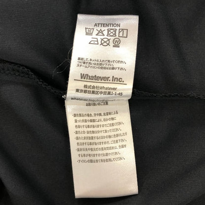 極美品◆ワットエバー モックネックTシャツ ブラック レディース サイズXL Whatever. 【AFB36】