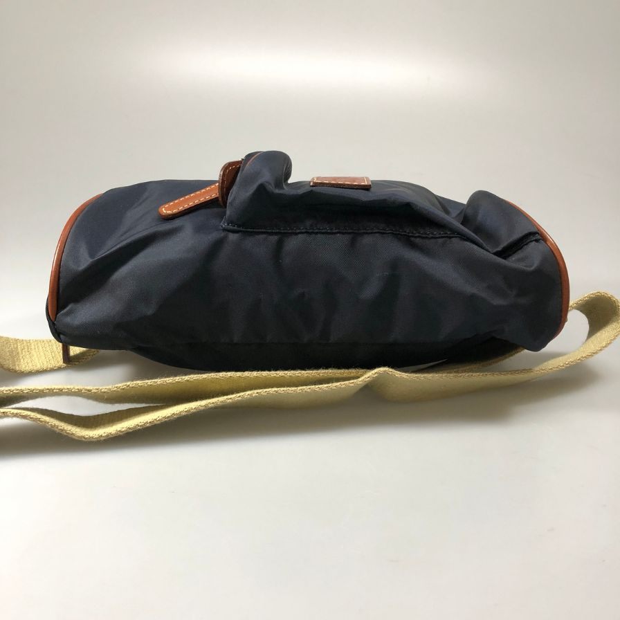 フェリージ ワンショルダーバッグ ネイビー ナイロン×レザー FELISI【AFE4】