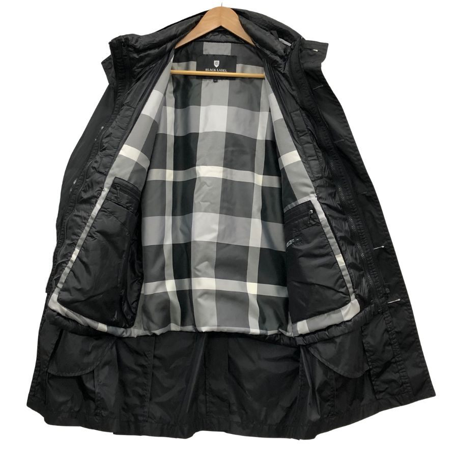 美品◆ブラックレーベル クレストブリッジ リモンタ ナイロンジャケット ブラック メンズ Lサイズ BLACK LABEL  CRESTBRIDGE LIMONTA 【AFA7】