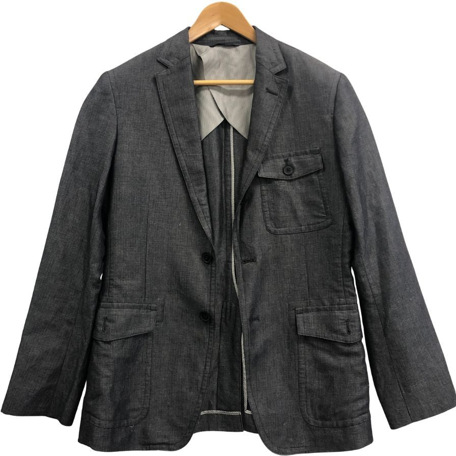 美品◆バナナリパブリック テーラードジャケット 段返り3B グレー メンズ サイズ36 BANANA REPUBLIC 【AFB11】