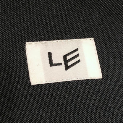 中古◆エルイー ジップジャケット ブルゾン 25-011-053-8002-1-0 日本製 メンズ サイズ3 ブラック LE 【AFB12】