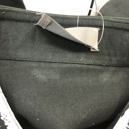 美品◆ディオール オム  シャツ ペイント ブラック メンズ サイズ 38ディオール オムDIOR HOMME 【AFB36】