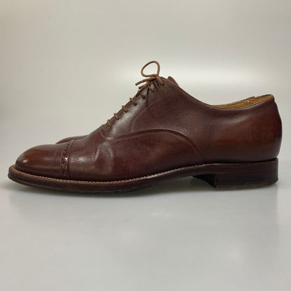 シルバノラッタンジ 信濃屋別注 別注 パンチドキャップトゥ メンズ ブラウン サイズ 25cm Silvano Lattanzi 約25.0cm【AFC4】