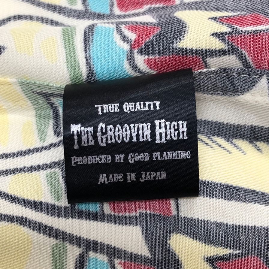 美品◆グルービンハイ 開襟シャツ 1940S 半袖 総柄 メンズ サイズL THE GROOVIN HIGH 【AFB5】