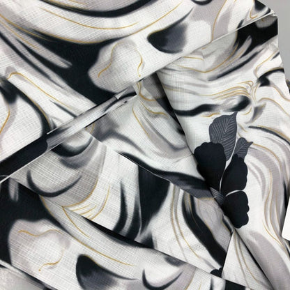 ふりふ 浴衣 呪術廻戦「夏油傑」 サイズL レディース ブラック系【AFB45】【中古】