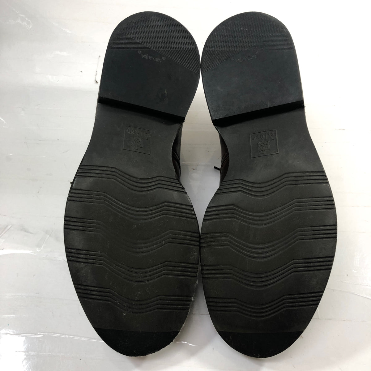 オールデン レザーシューズ Vチップ モディファイドラスト 54672 カーフ サイズ7D メンズ ブラウン Alden ビジネスシューズ 約25.0cm【LA】【中古】
