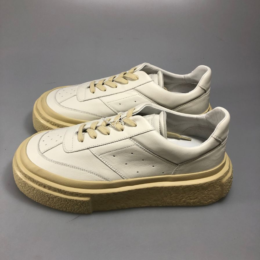 エムエムシックス スニーカー SH3WS0004 CHUNKY GAMBETTA SNEAKER サイズ41 メンズ ホワイト MM6 約26.0cm【AFD1】