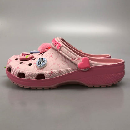 クロックス サンダル ジャンマンルピー ピンク レディース 27cm crocs 約27.0cm【AFC34】