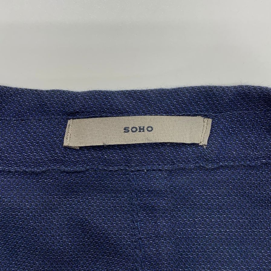 中古◆ボリオリ ソーホー  テイラードジャケット メンズ サイズ46 ブルー系  BOGLIOLI SOHO 【AFB34】