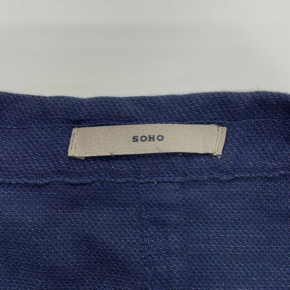 中古◆ボリオリ ソーホー  テイラードジャケット メンズ サイズ46 ブルー系  BOGLIOLI SOHO 【AFB34】