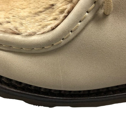 パラブーツ チロリアンシューズ 130471 ミカエル ラパン ファー サイズUK4 レディース ベージュ系 Paraboot MICHAEL LAPIN  約23.0cm【LA】【中古】