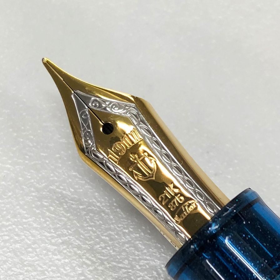 セーラー 万年筆 ペン先21K-875 カクテルシリーズ プロフェッショナルギア クレ アジュール ブルー系 SAILOR 【AFI19】