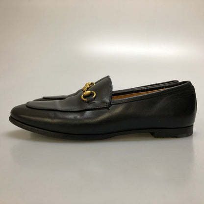 グッチ ローファー ヨルダーン ホースビット ブラック サイズ37 GUCCI 約24.0cm【AFC30】