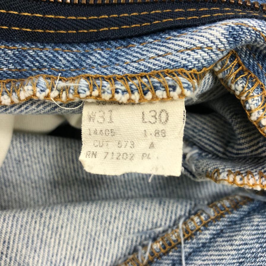 リーバイス デニム505 90S ボタン裏918 USA製 インディゴ メンズ W31 L30 LEVI’S 【AFA18】