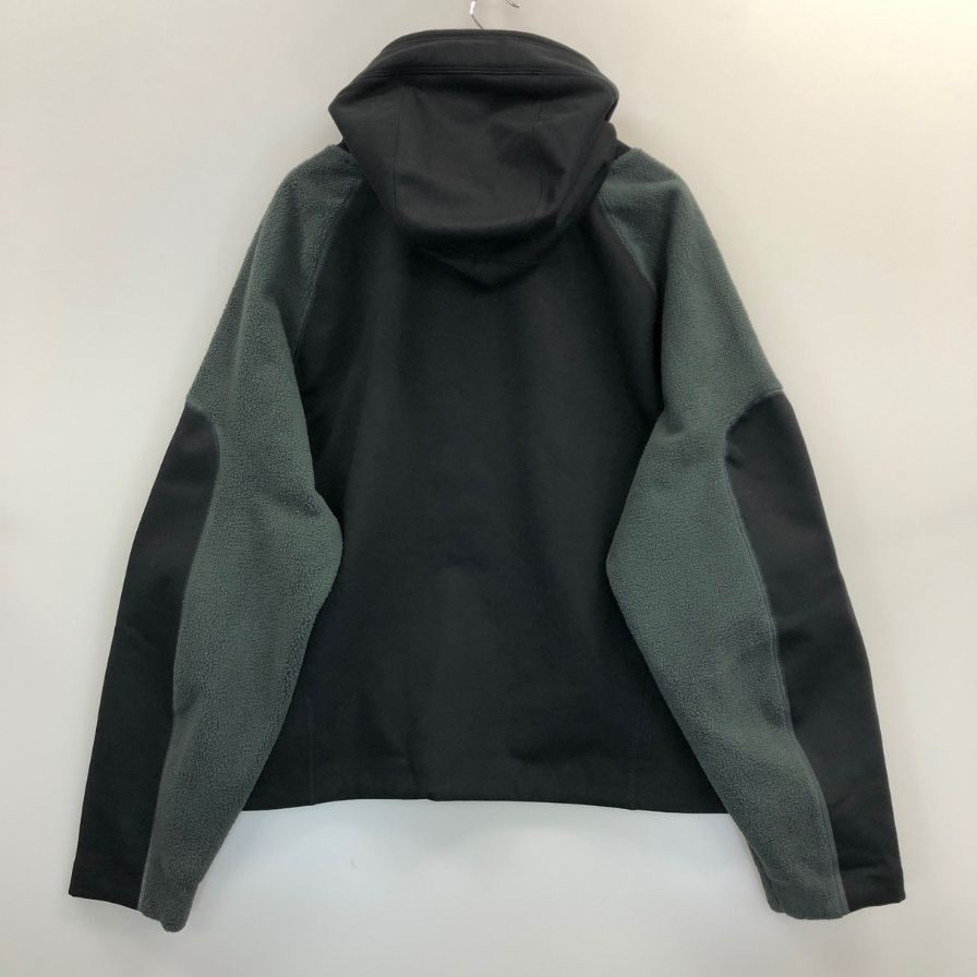 新品同様◆ナイキ テック ボレアス コレクション オーバーサイズド パーカー ブラック×グレー メンズ サイズ2XL NIKE 【AFA15】