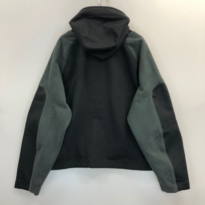 新品同様◆ナイキ テック ボレアス コレクション オーバーサイズド パーカー ブラック×グレー メンズ サイズ2XL NIKE 【AFA15】