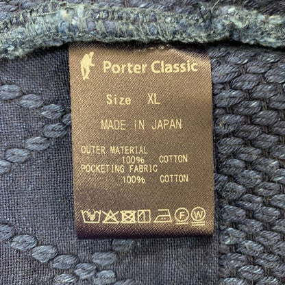 ポータークラシック 刺し子パンツ テーパード サイズXL メンズ インディゴ Porter Classic 【AFB11】