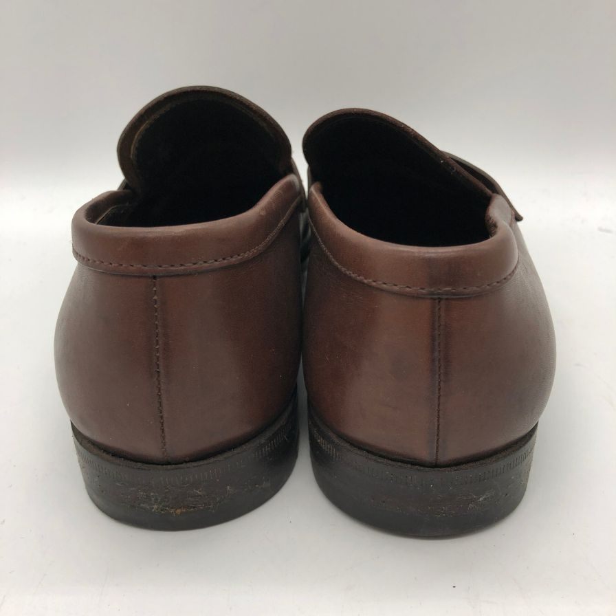 プラダ コインローファー 2D 1116 メンズ ブラウン サイズ5.5 PRADA 約24.5cm【AFD15】