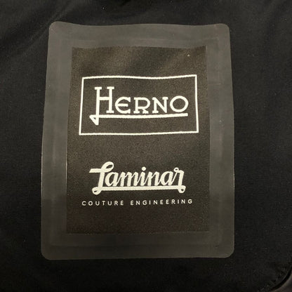 美品◆ヘルノ コート ラミナー ツイード ウール 中綿 ハーフ丈 ジャケット グレー メンズ サイズ42 HERNO Laminar 【AFA9】