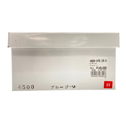 新宿屋 レザーサンダル オーストリッチ 4500-075 23.0cm レディース ブルー shinjukuya 約23.0cm【7-7】