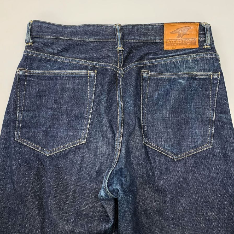 AtLast&Co.◇ボタンフライ/ボトム/30/コットン/NVY