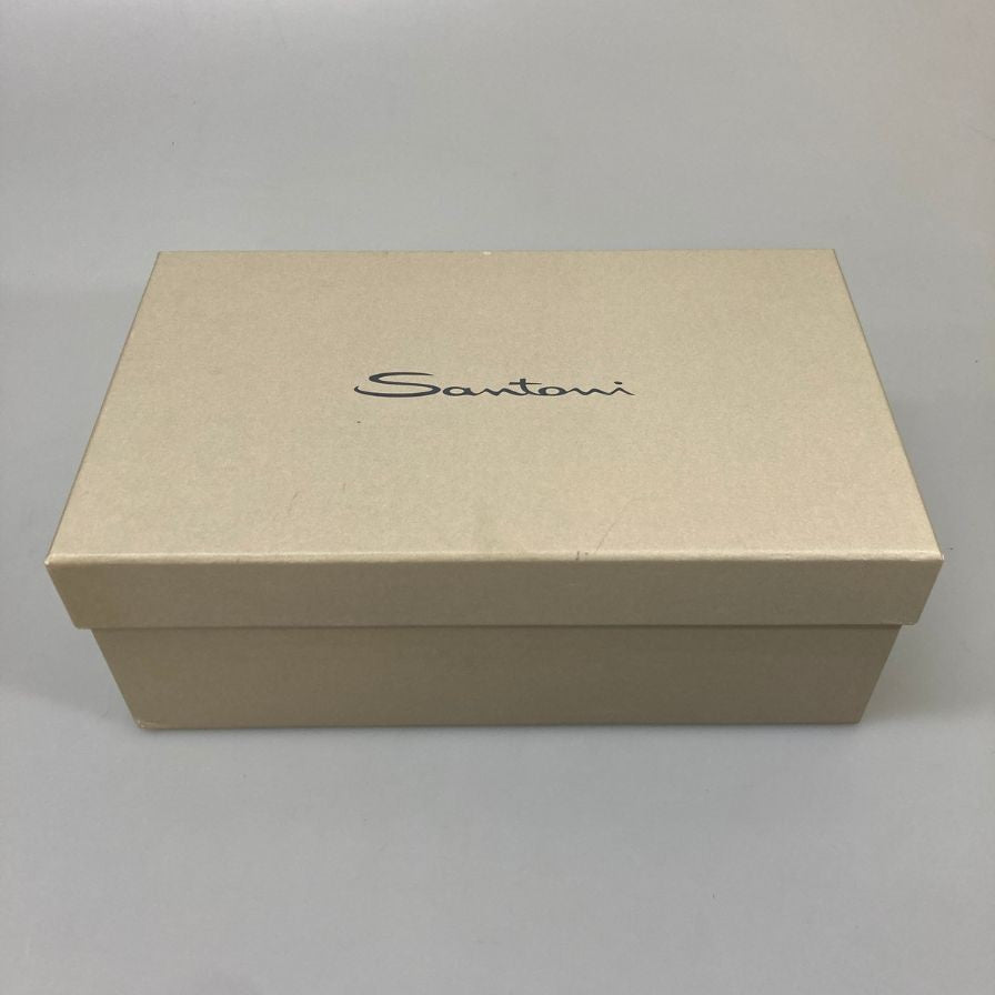 サントーニ レザーシューズ 12033 メダリオン 内羽根 スエード ブラウン メンズ サイズ25cm Santoni 約25.0cm【AFD3】