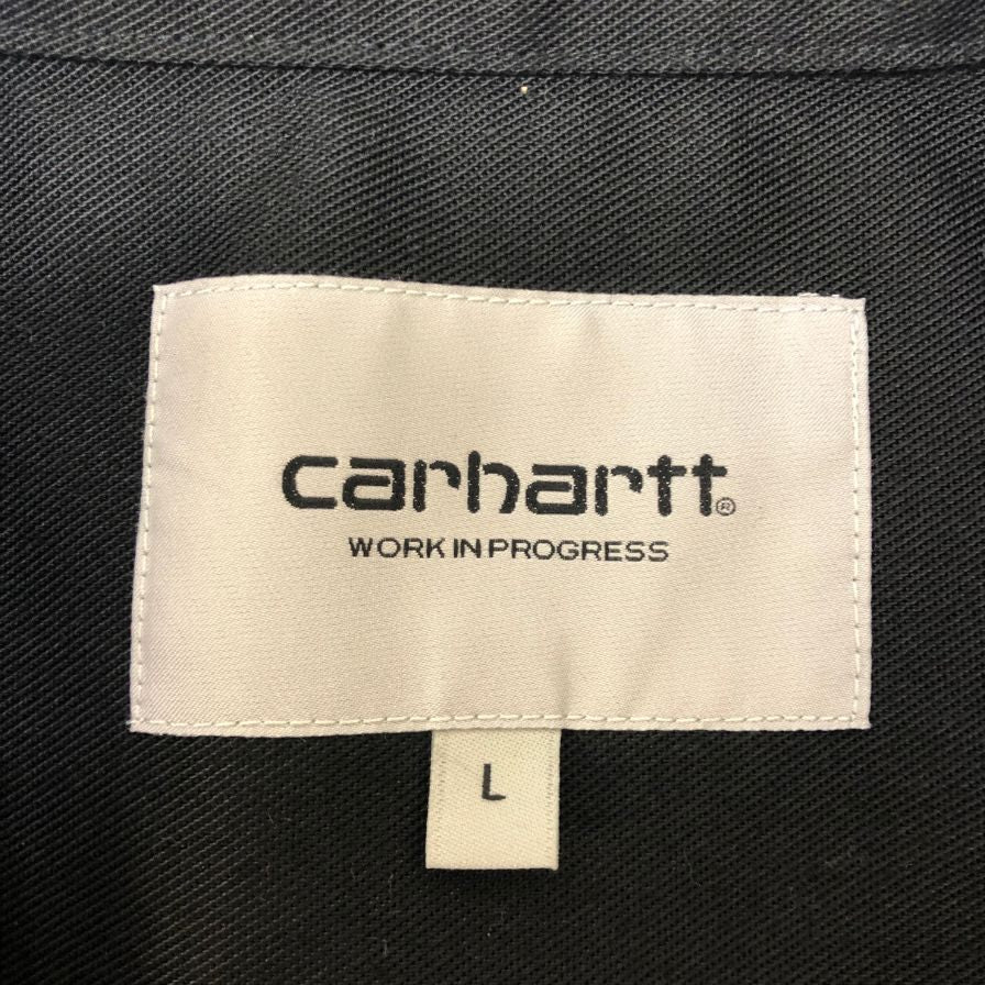 美品◆カーハート マスター ワークシャツ ブラック メンズ サイズL Carhartt WIP 【AFB6】