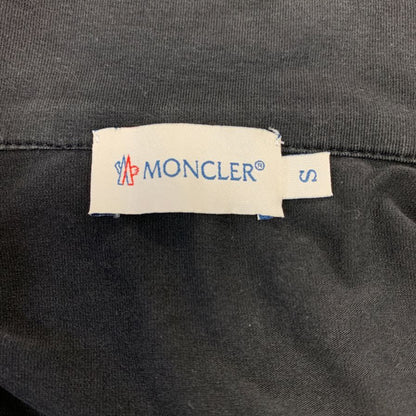 美品◆モンクレール ポロシャツ P383NCT コットン ブラック レディース サイズS MONCLER 【AFB4】
