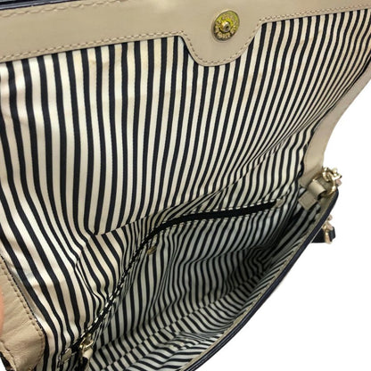 ケイトスペード ショルダーバッグ レザー アイボリー シルバー金具 レディース kate spade【AFE9】