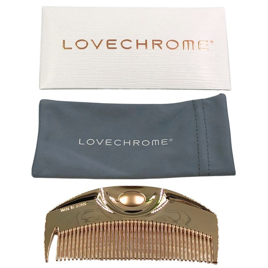 ラブクロム ヘアコーム ツキ ローズゴールド K24GP レディース LOVECHROME
