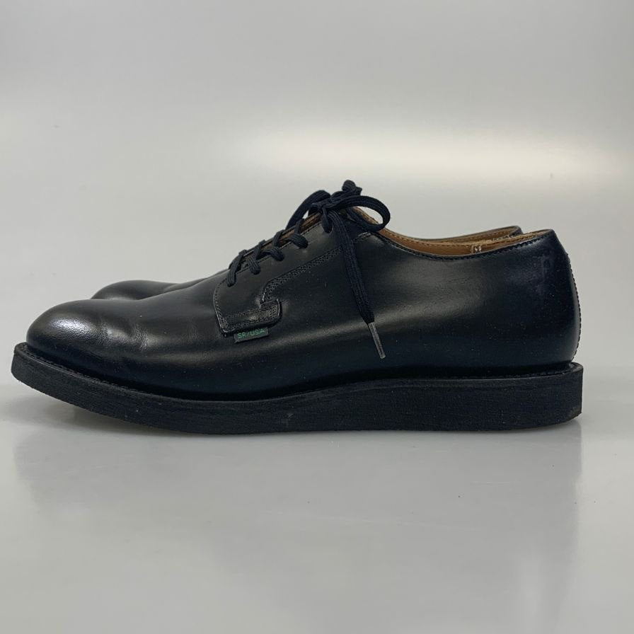 レッドウイング オックスフォード ポストマン 101 メンズ サイズUS9.5D ブラック REDWING 約27.0cm【AFD14】