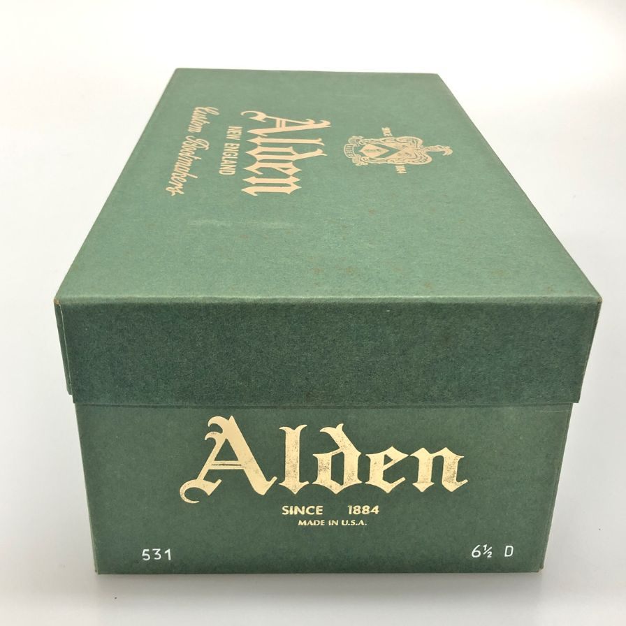 オールデン レザーシューズ 531 外羽根 プレーントゥ  メンズ ブラウン サイズ 6ハーフ ALDEN ビジネスシューズ 約24.5cm【LA】【中古】